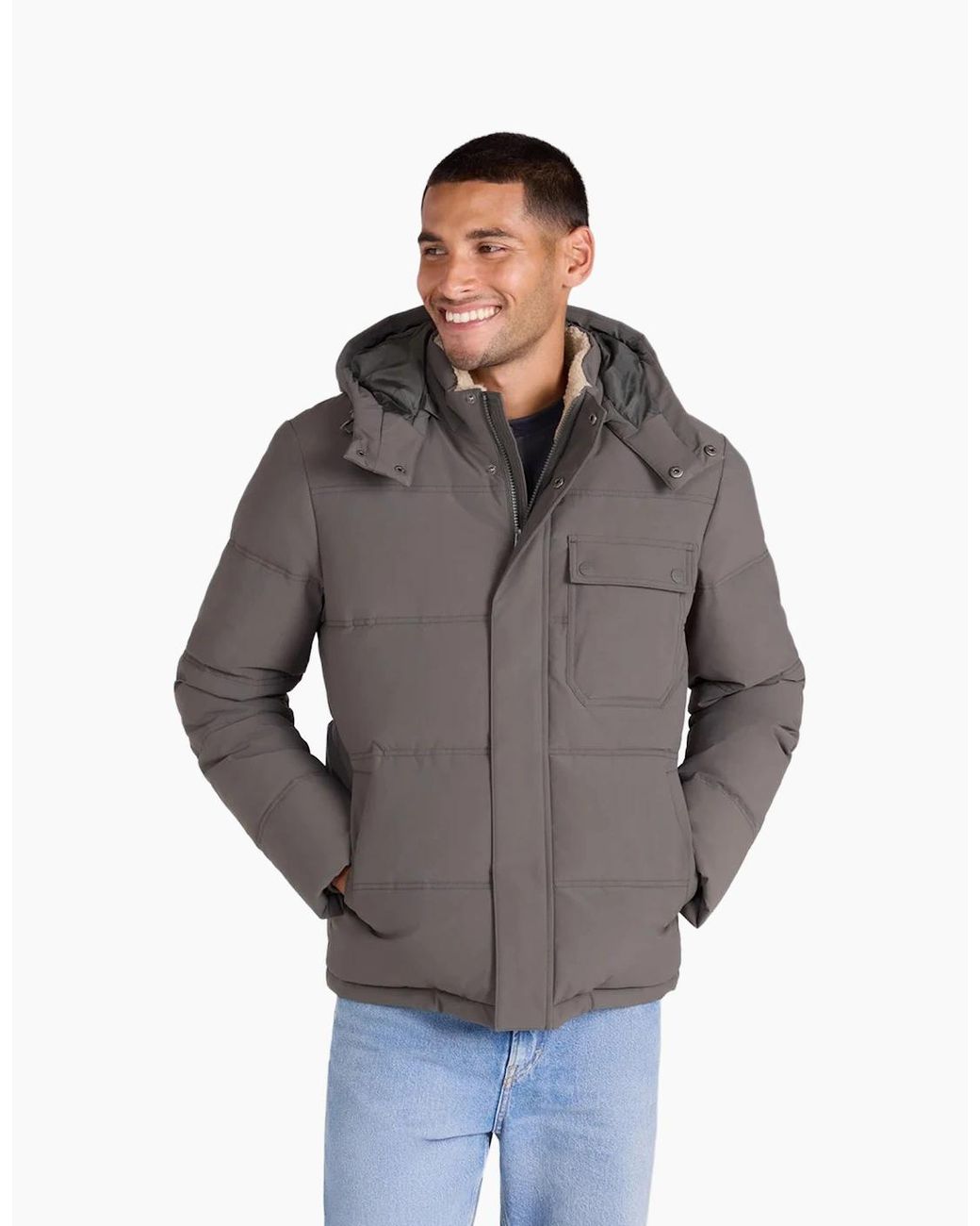 Mountain Warehouse Gray Fistral Padded Jacket for men