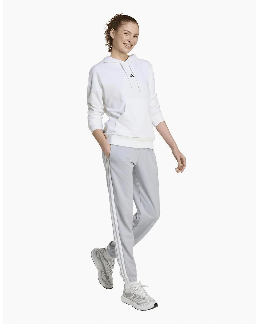 Adidas Gray Fleece Joggers