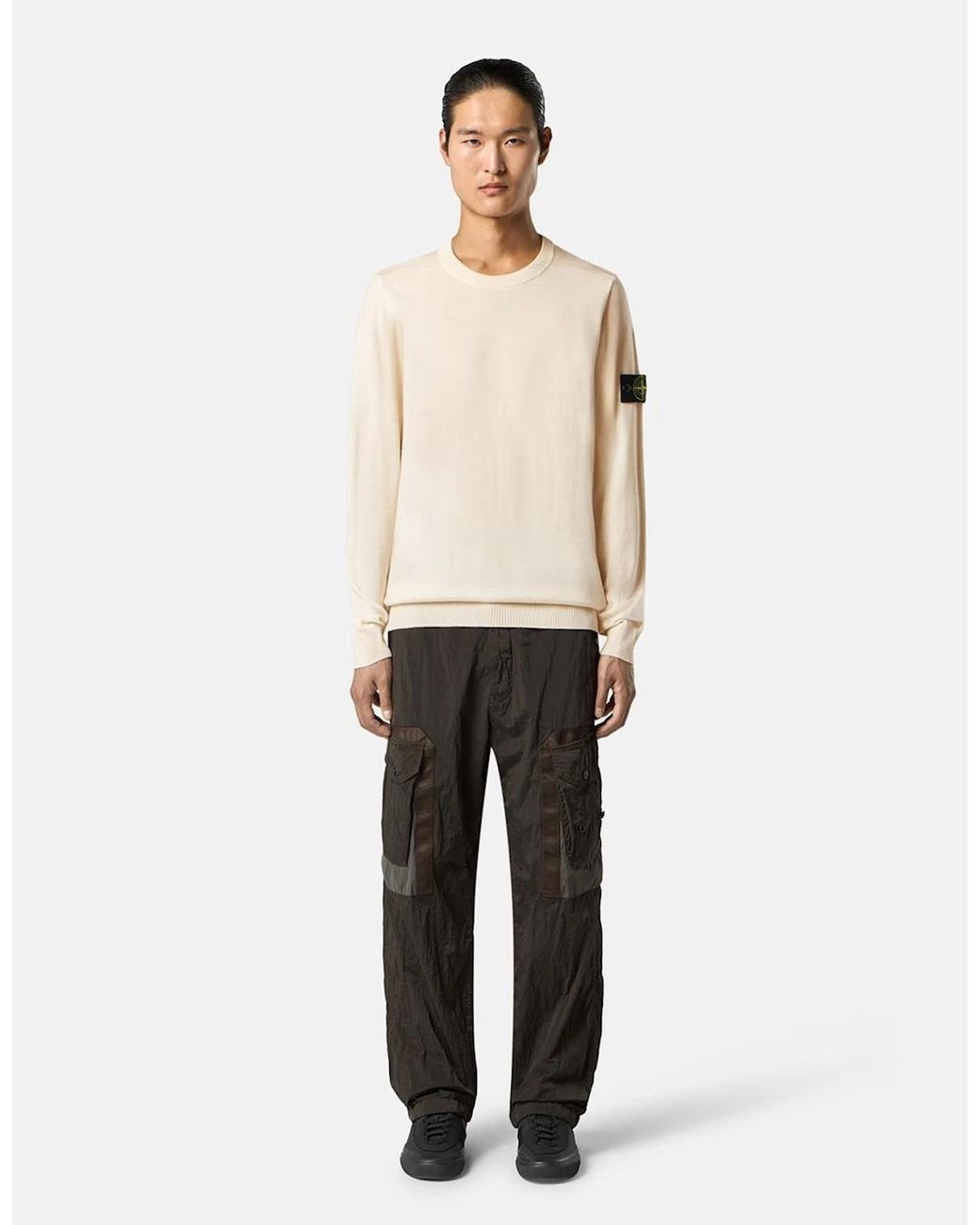 Stone Island Natural Compass Badge 5100071 Sweater for men