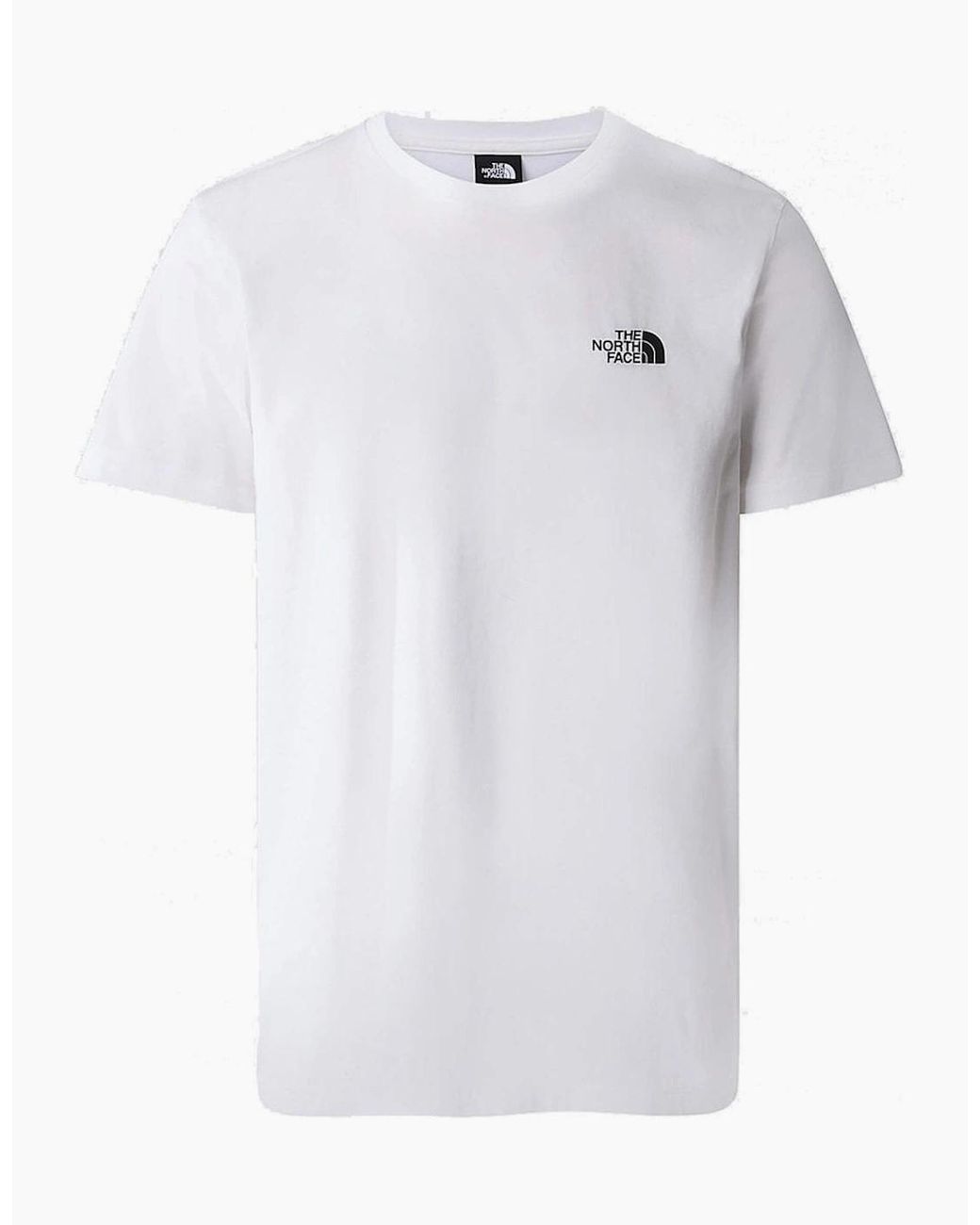 The North Face White Simple Dome T-Shirt for men