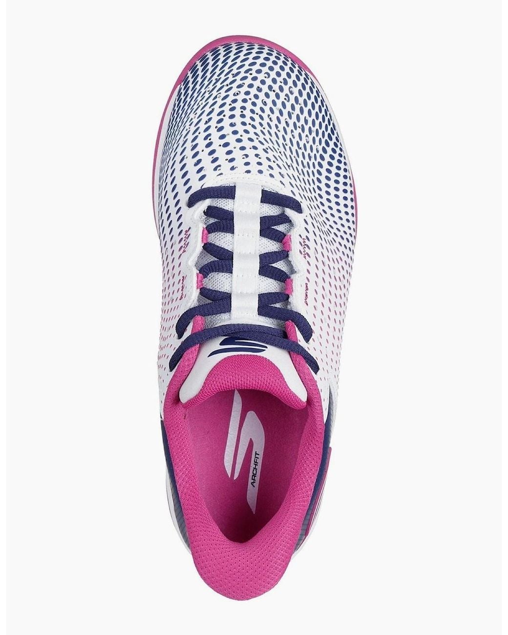 Skechers Blue Slip-Ins Relaxed Fit Viper Court Reload Trainers