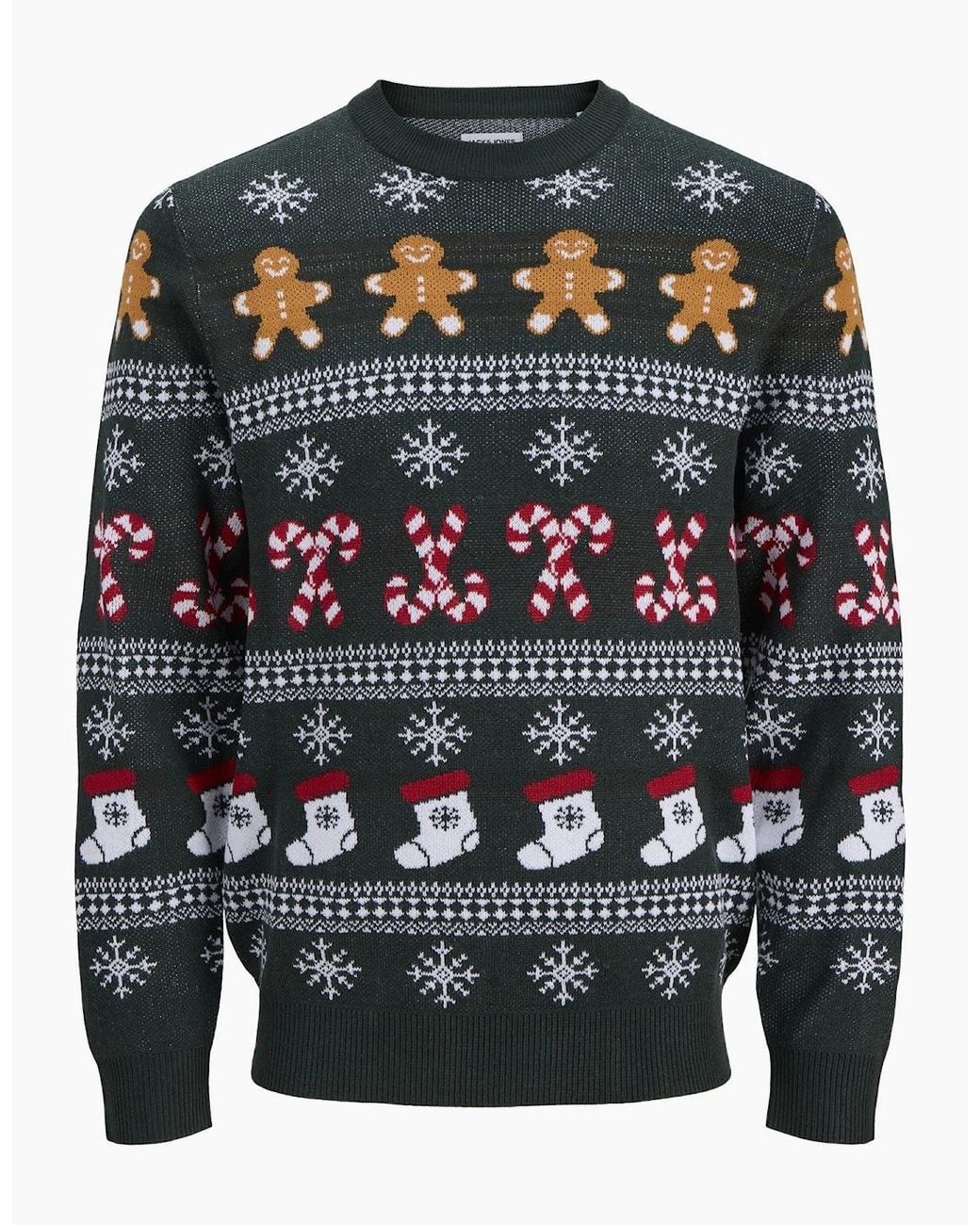 Jack & Jones Gray Jj Xmas Santa for men