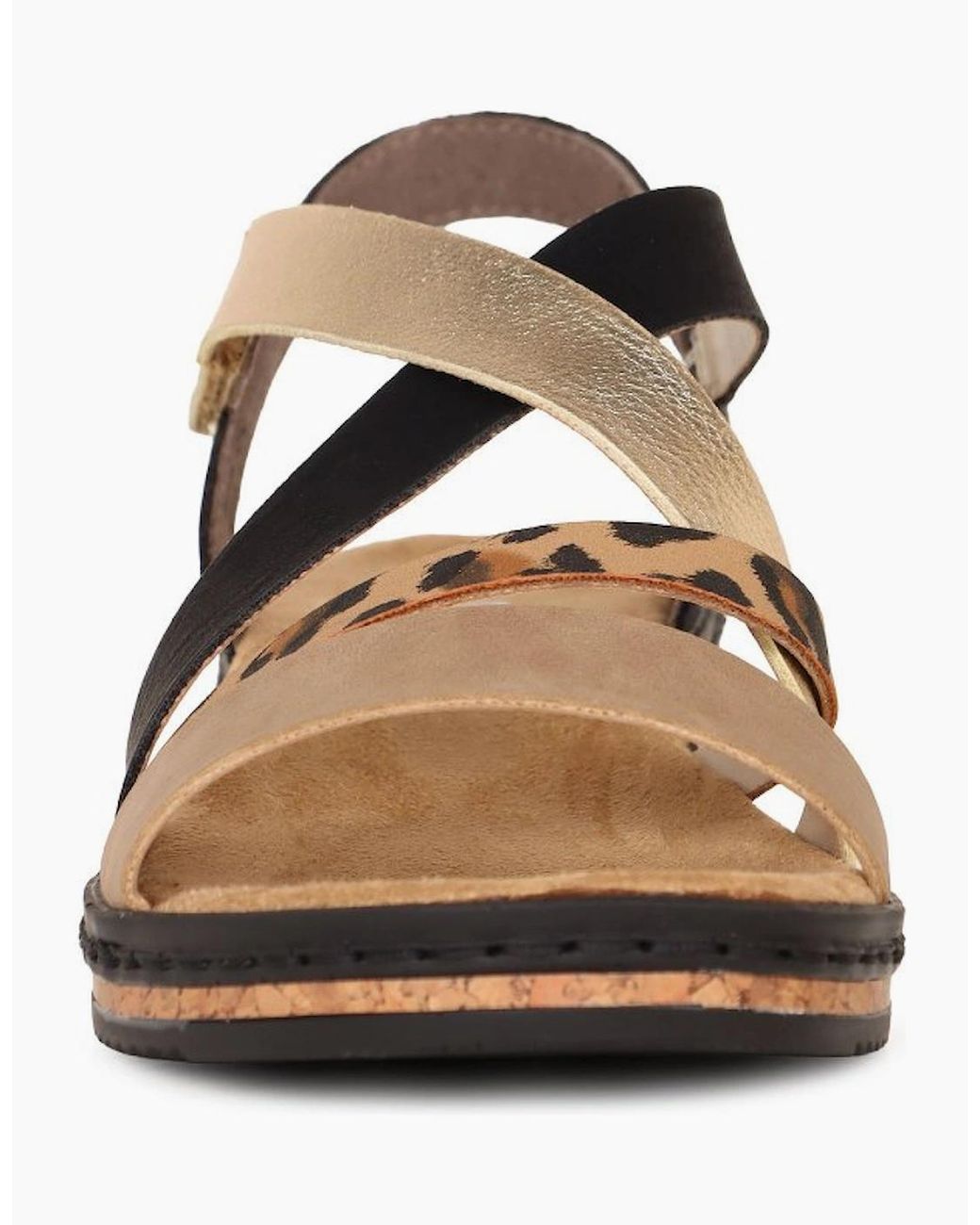 Rieker Brown Kaz Sandals