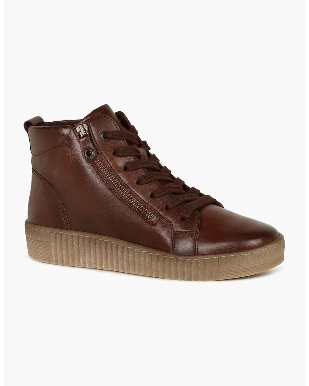 Gabor Brown Lake Ankle Boots