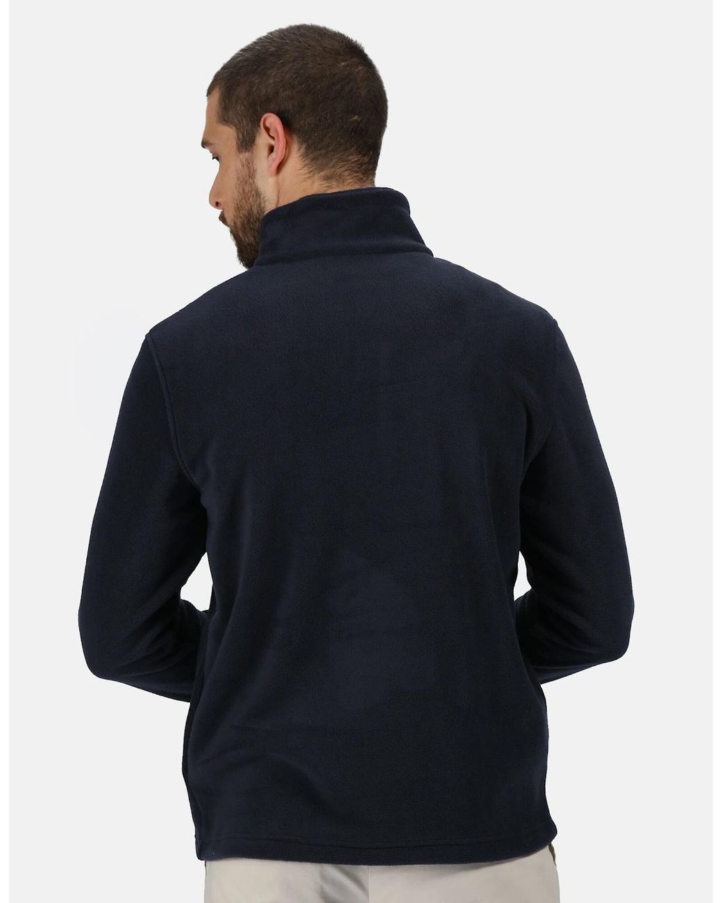 Regatta Blue Honestly Made Recycled Half Zip Fleece for men