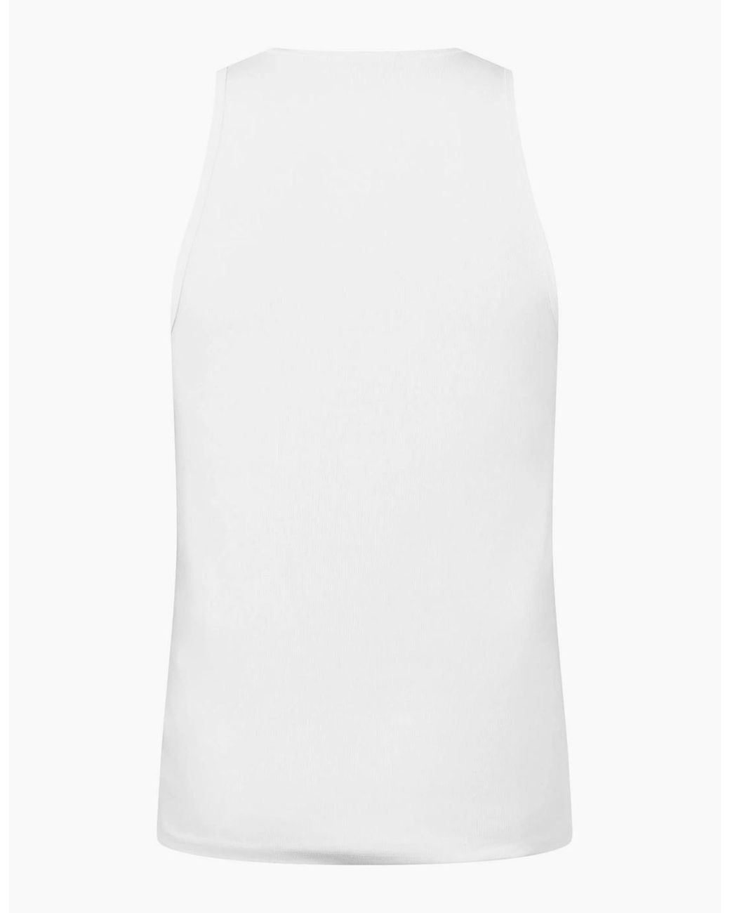 DIESEL White T Liftynew Out Vest for men