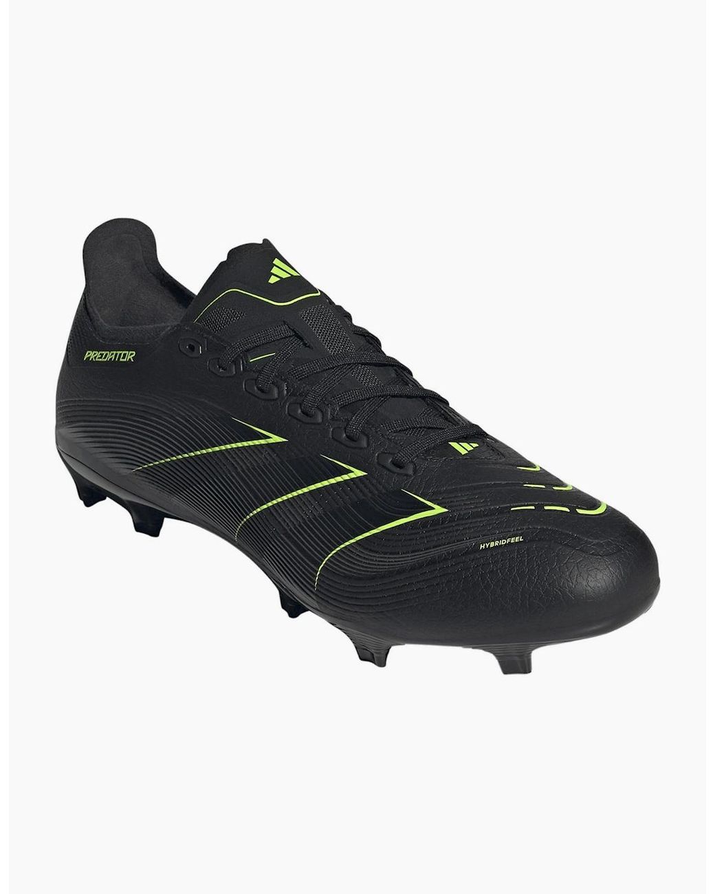 Adidas Predator Black Predator Firm Ground Low Top Sneakers for men