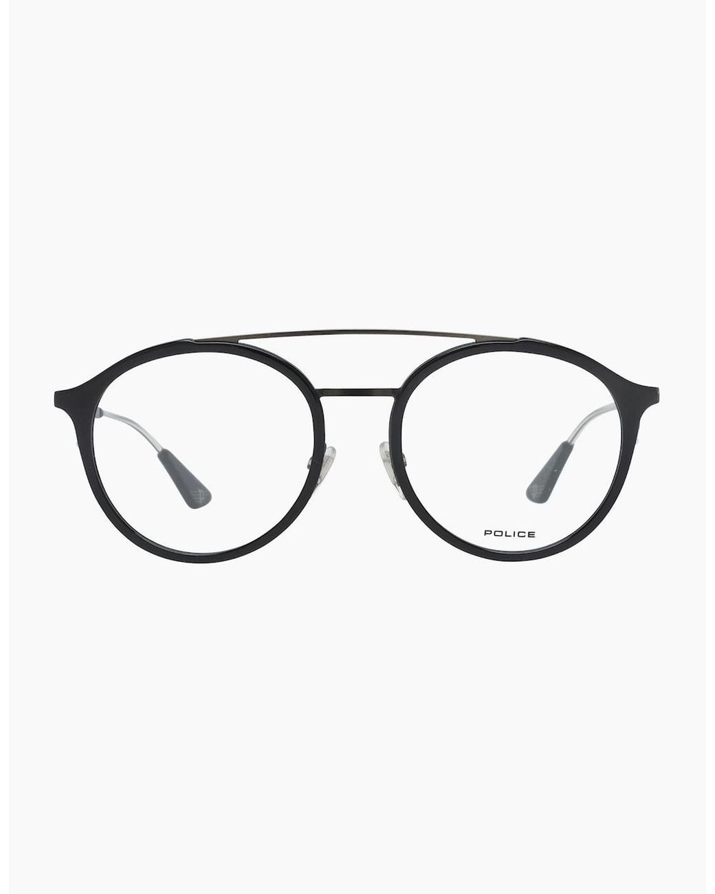 Police Black Optical Frame Vpl688 0700 52 for men