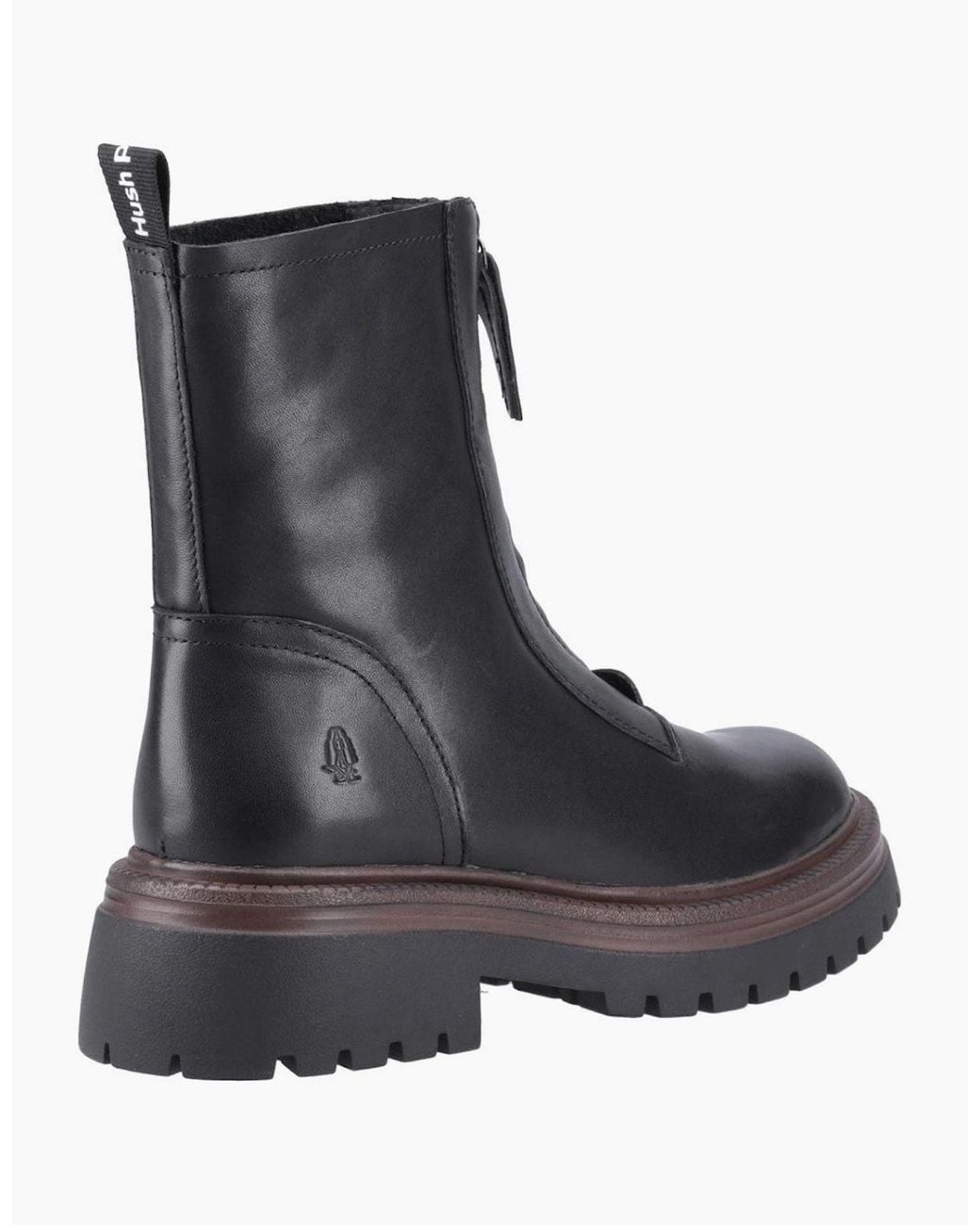 Hush Puppies Black Roxanna Zip Boot Ankle Boots