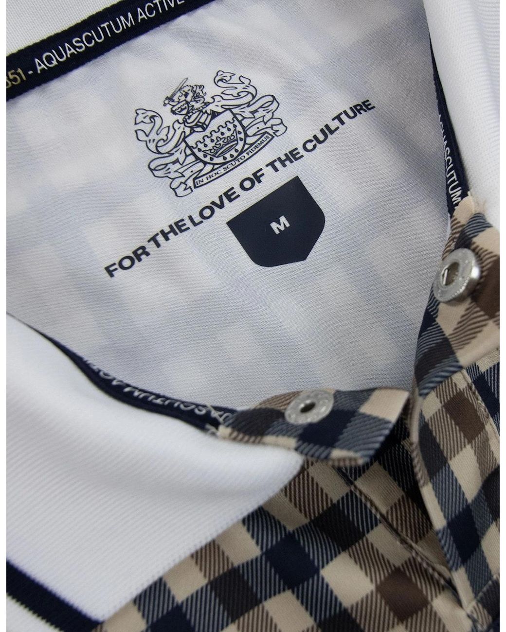 Aquascutum Black Since 1851 Soccer Polo 28 for men