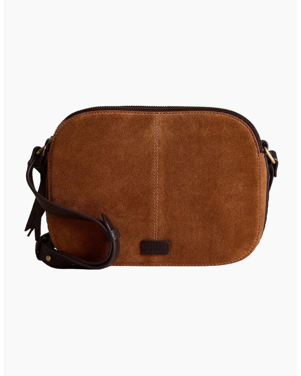 Lakeland Leather Brown Scales Camera Bag