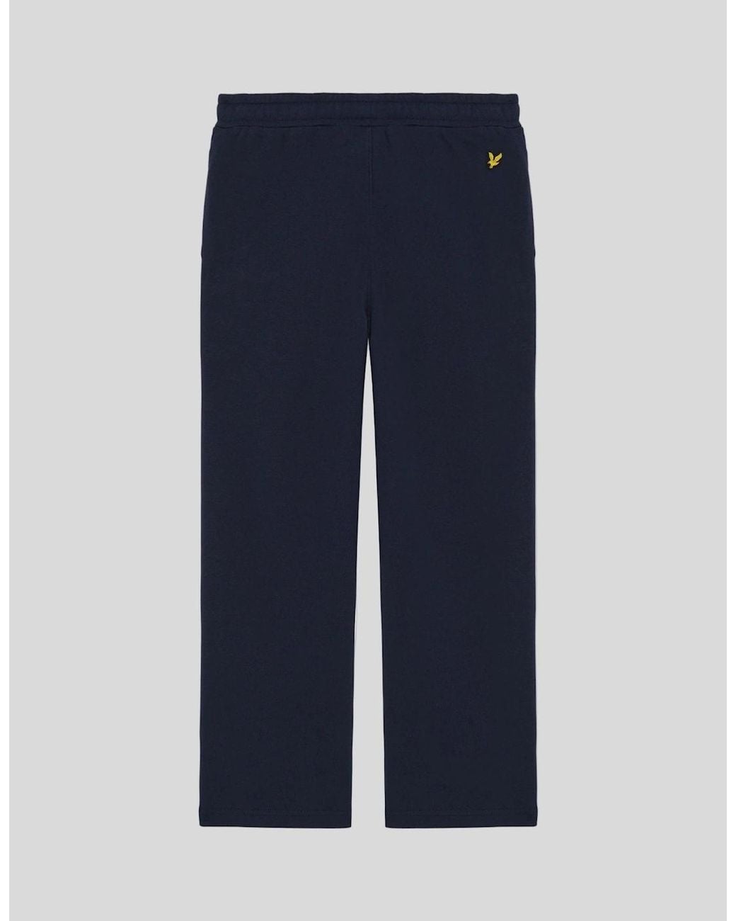 Lyle & Scott Blue Straight Leg Cotton Joggers for men