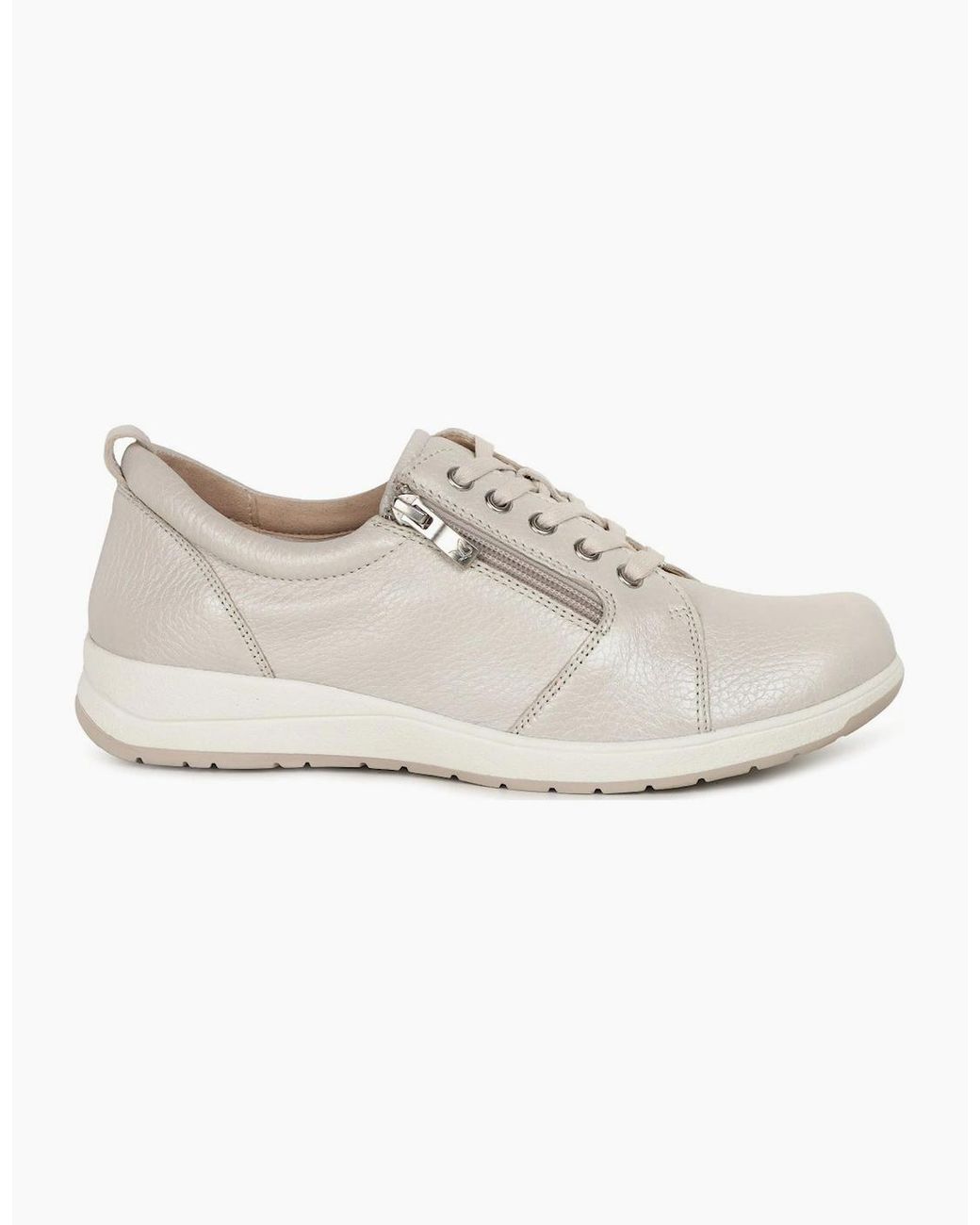 Caprice White Direction Trainers