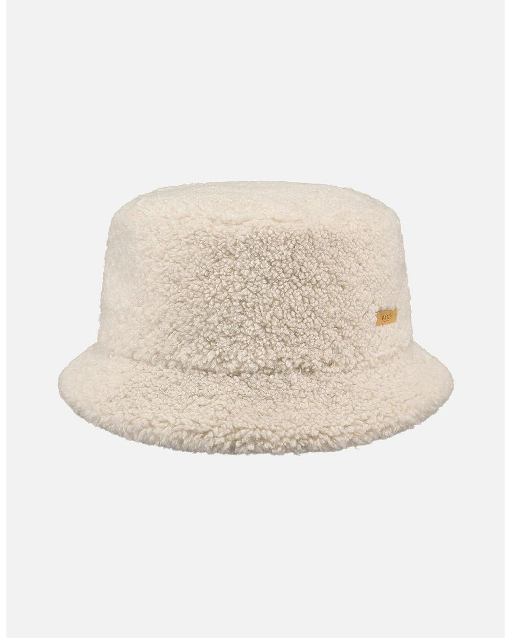 Barts Natural Teddybuck Borg Fleece Fluffy Bucket Hat