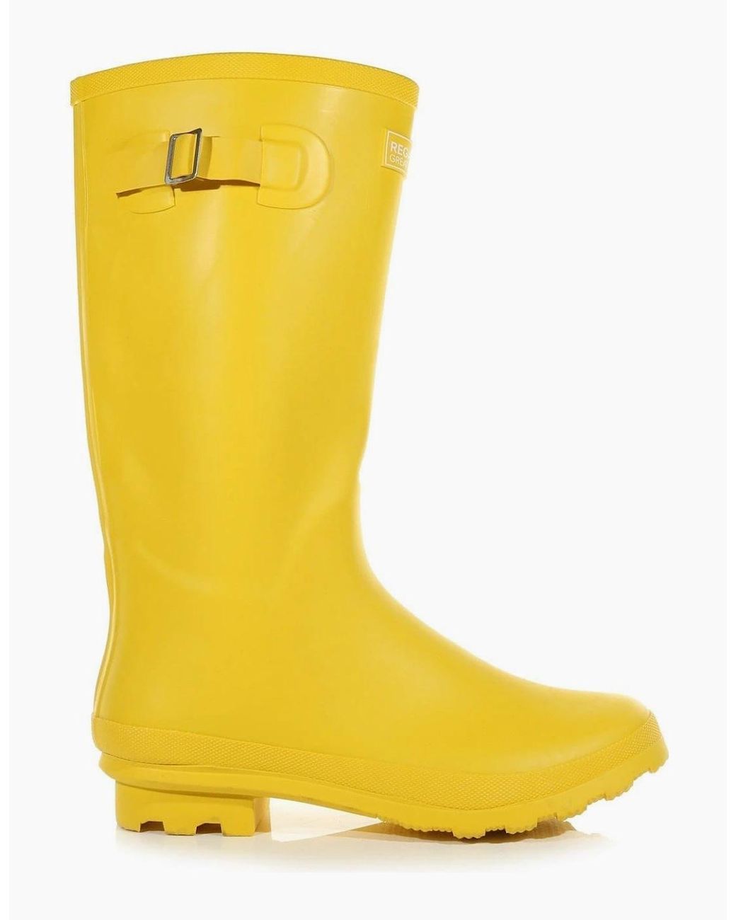 Regatta Yellow Lady Fairweath Rain Boots Flats