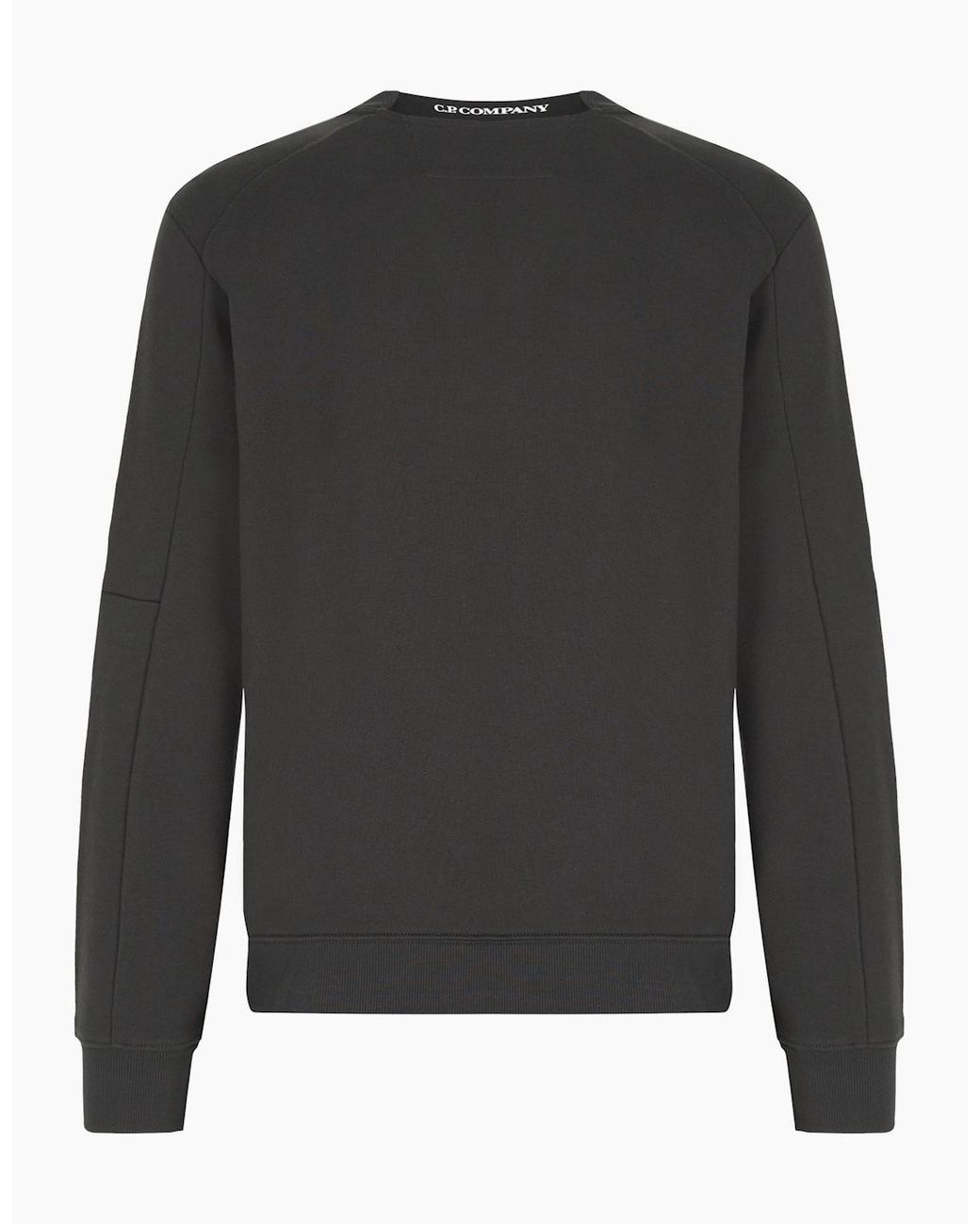 C P Company Gray Diagonal Raised Lens Sweatshirt for men