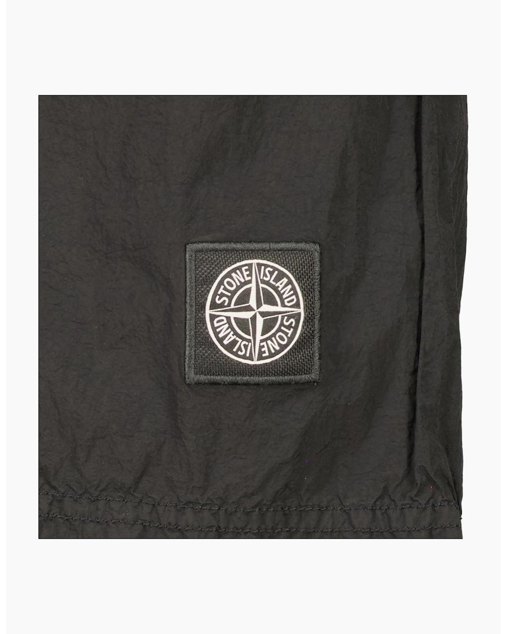 Stone Island Gray Nylon Metal Swim Shorts for men
