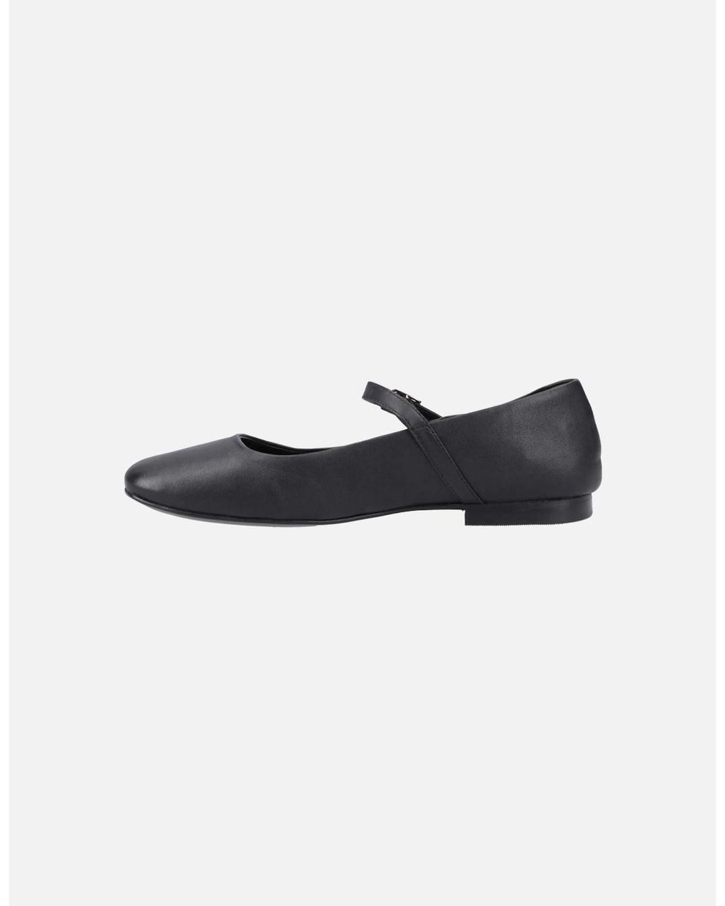Hush Puppies Black Pasha Leather Leather Shoes