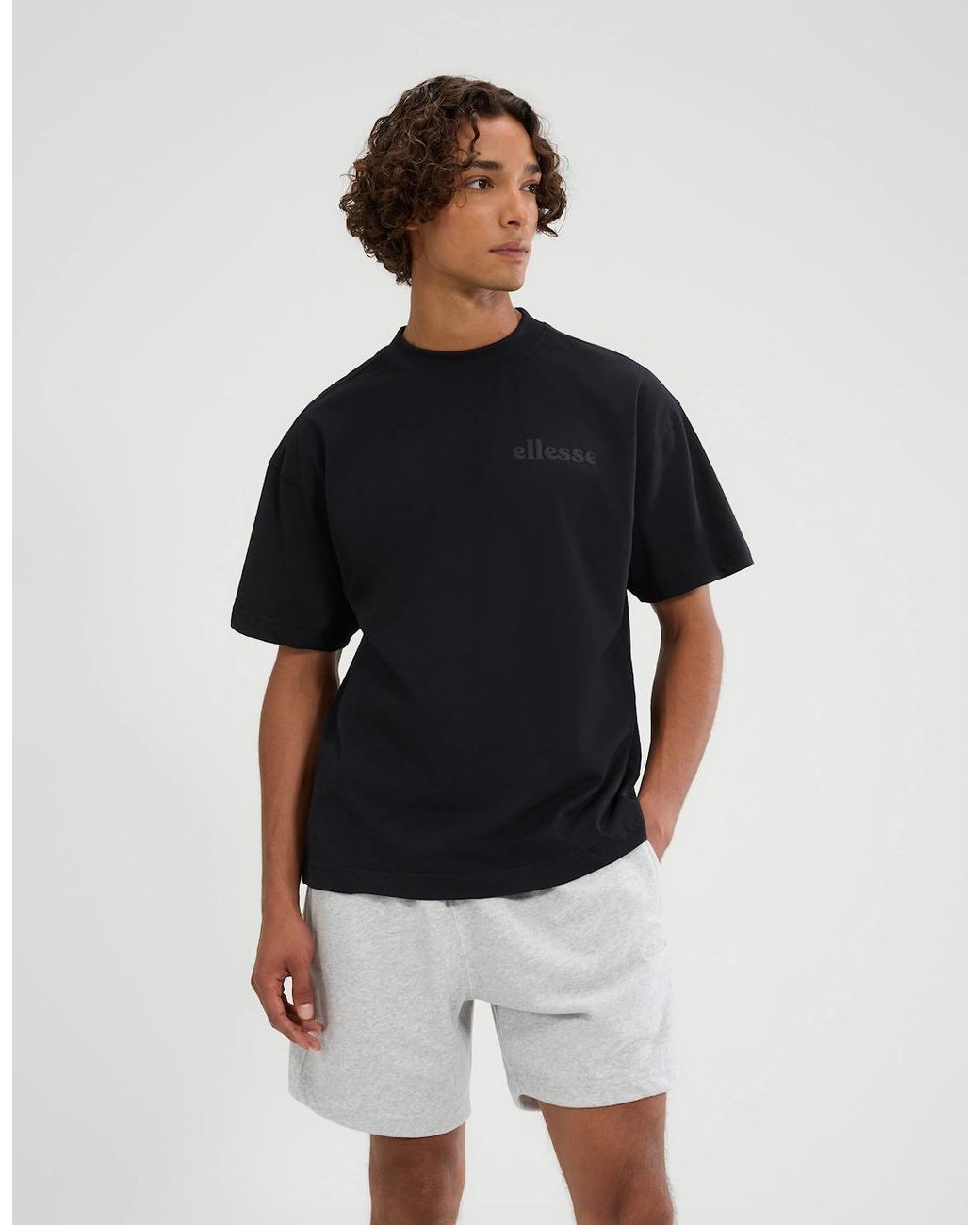 Ellesse Black Entriamo Tee for men