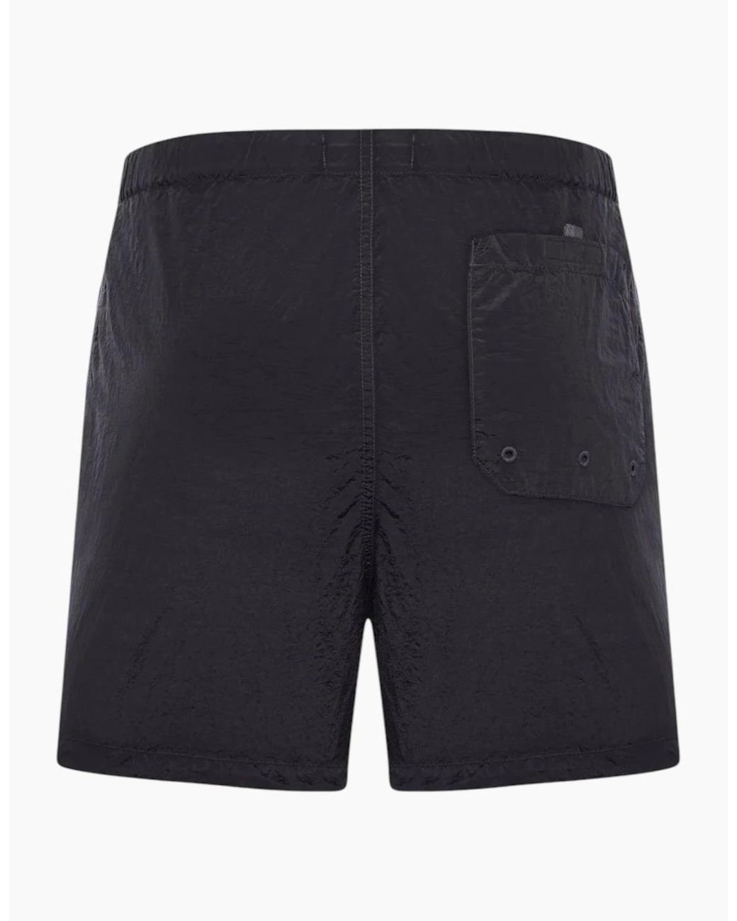 Stone Island Black Nylon Metal Shorts for men