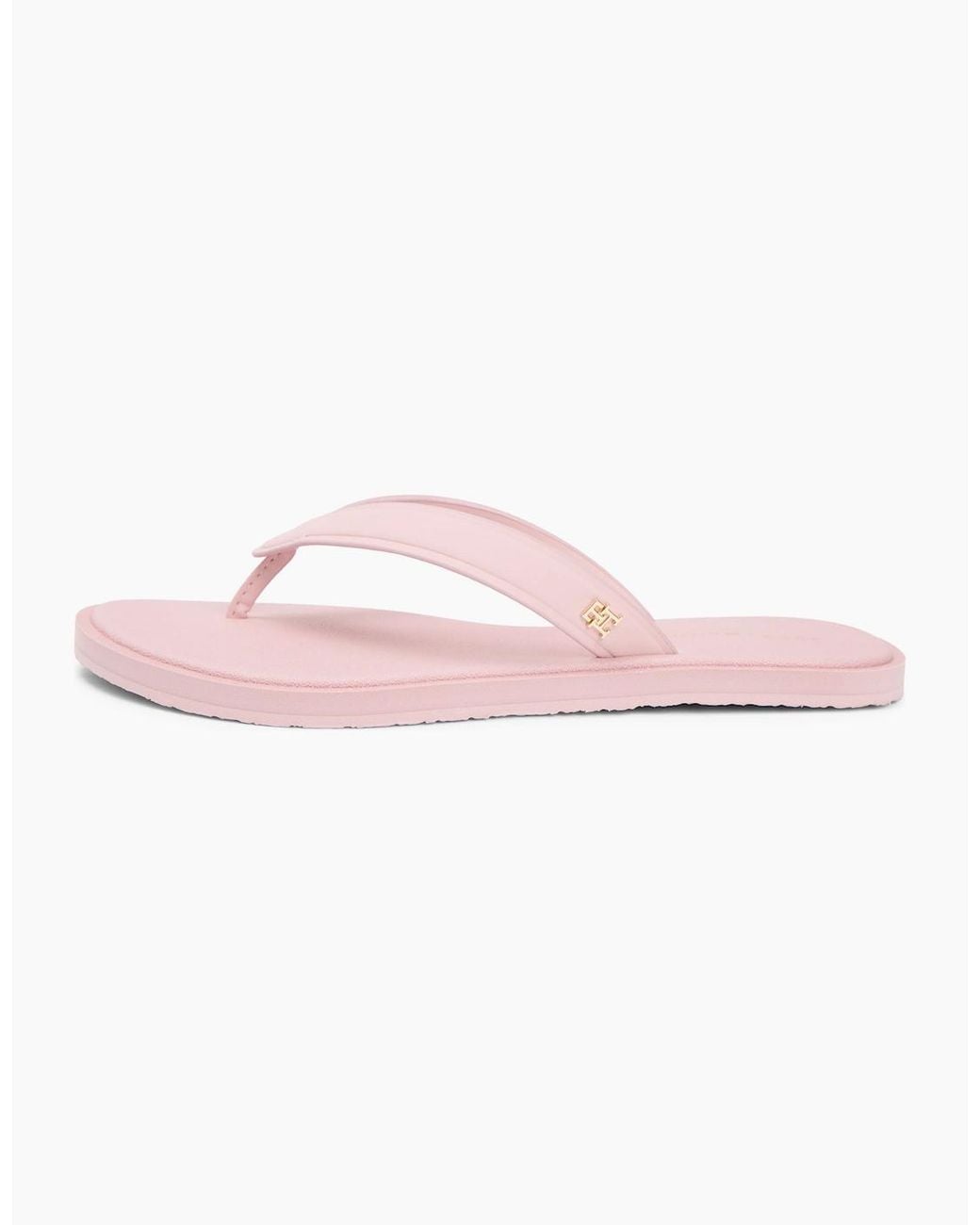Tommy Hilfiger Pink Scandi Premium Toe-Post Sandals Foggy