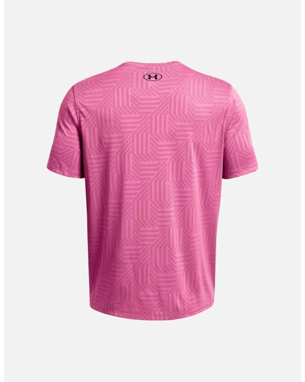 Under Armour Pink Techt-Shirt Vent Geotessa Short Sleeve for men