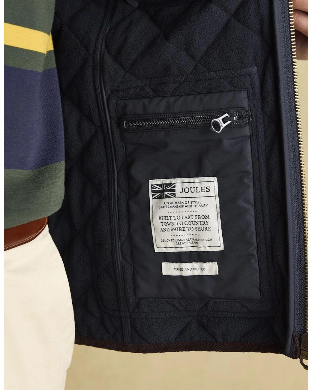 Joules Blue Maynard Gilet Gilets for men