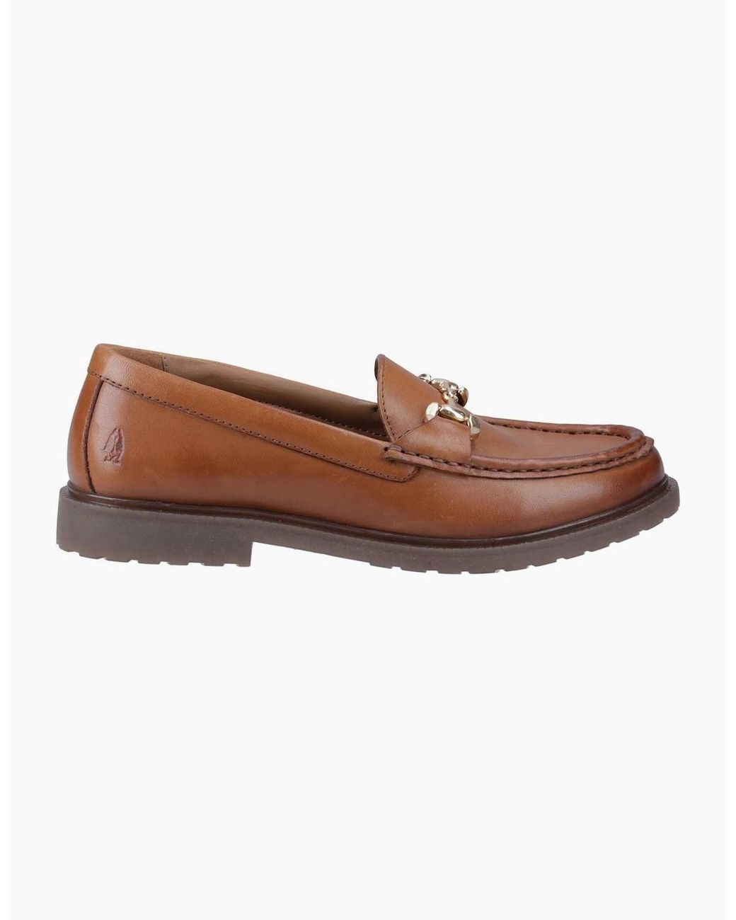Hush Puppies Brown Verity Leather Loafers Tan