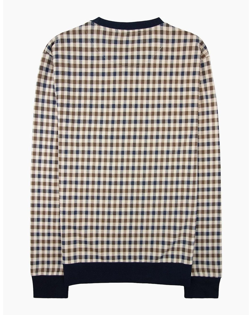 Aquascutum Blue Iconic Crewneck 11 for men