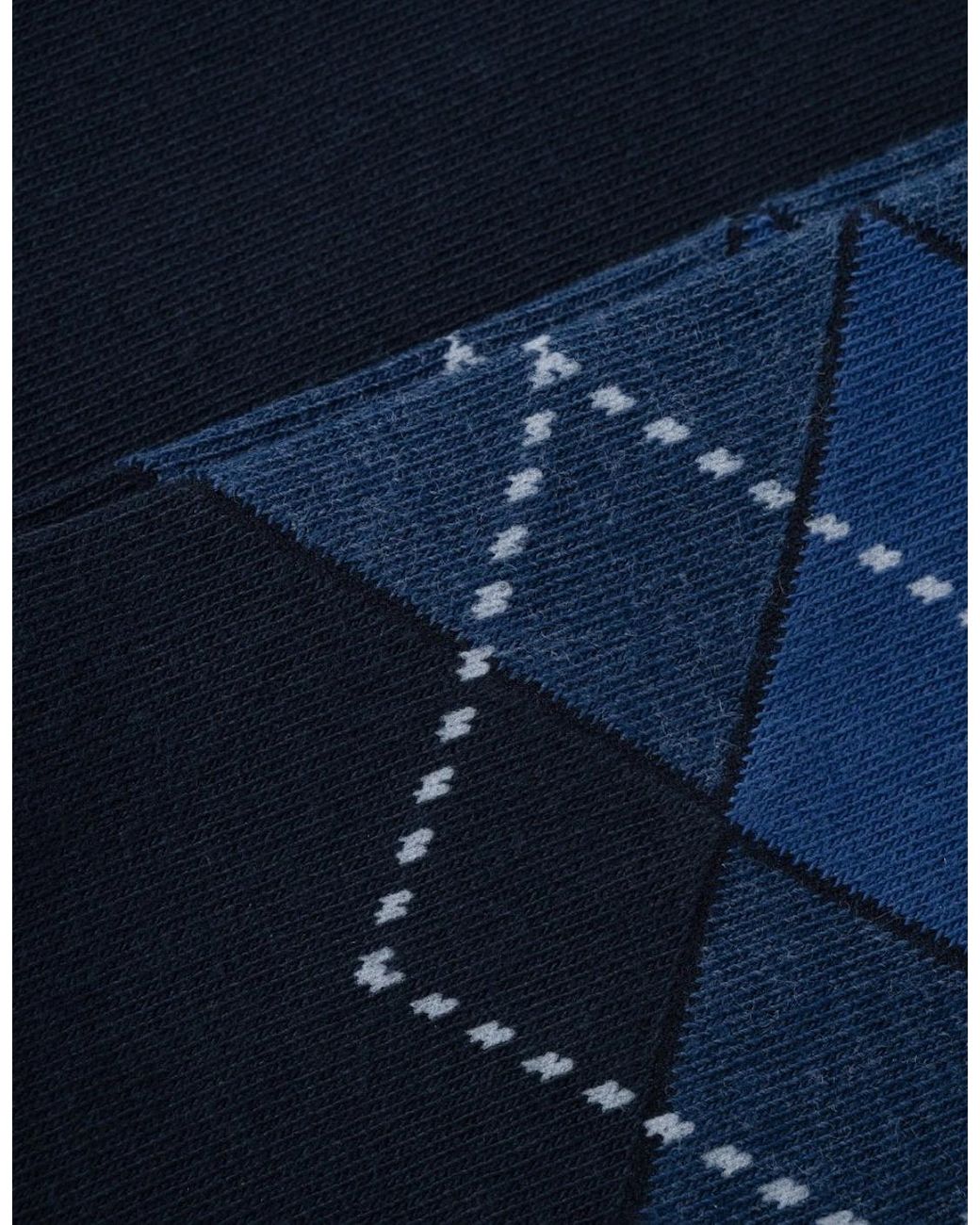 Boss Blue Boss 2 Pack Combed Cotton Argyle Socks for men