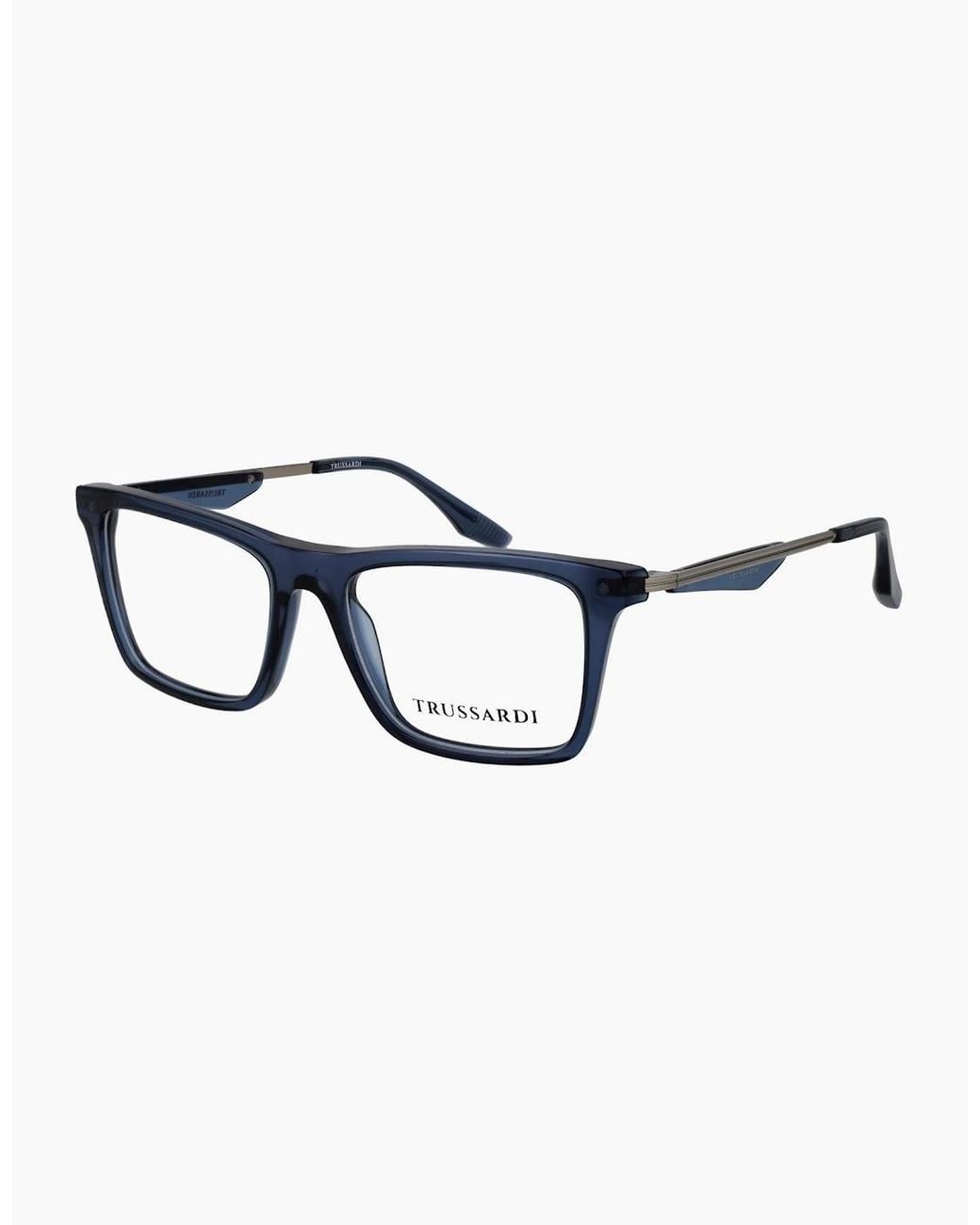 Trussardi Blue Optical Frame Tsm6013 T02 52 for men