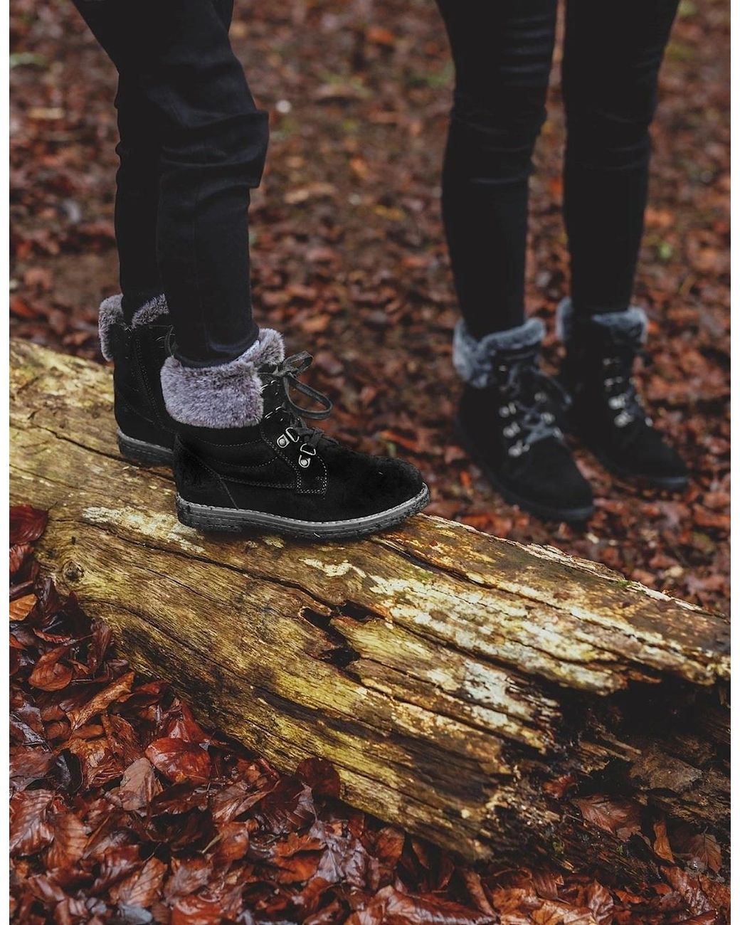 Hush Puppies Black Florence Mid Boot
