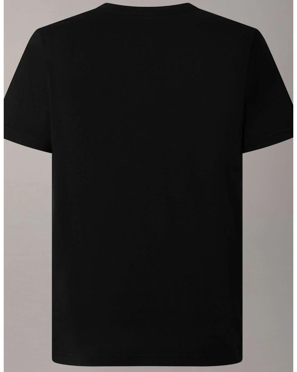 Moose Knuckles Black Icebreak Graphic Logo T-Shirt for men