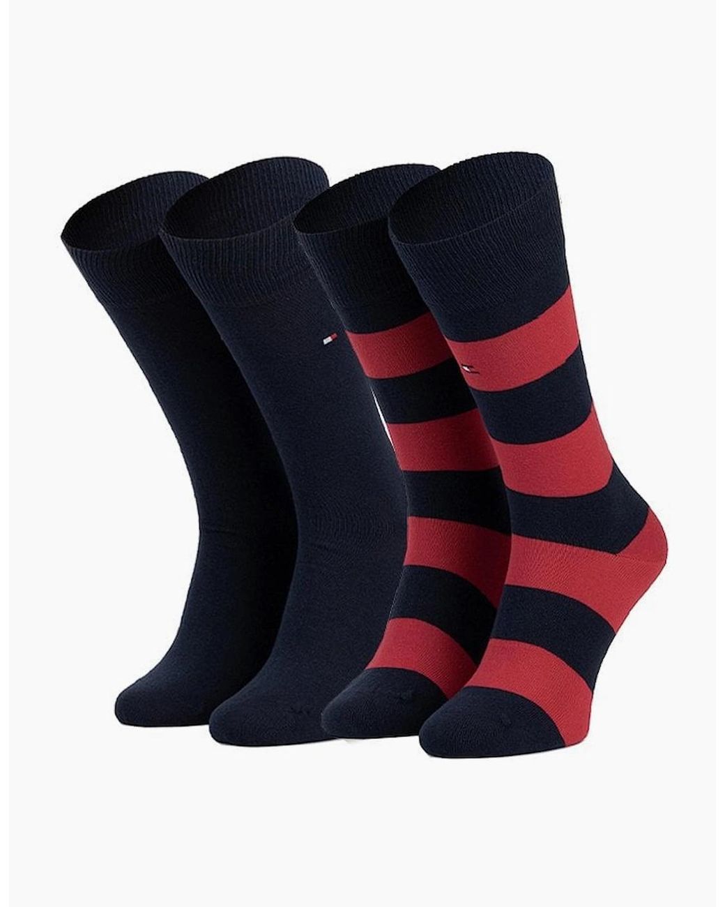 Tommy Hilfiger Blue 2-Pack Rugby Stripe Socks for men