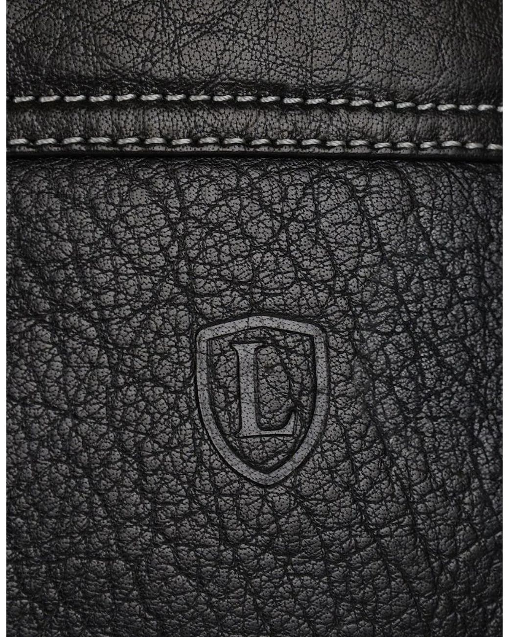 Lakeland Leather Black Keswick Sling Bag