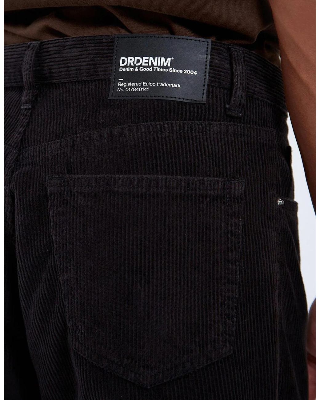 Dr. Denim Black Omar Cords for men