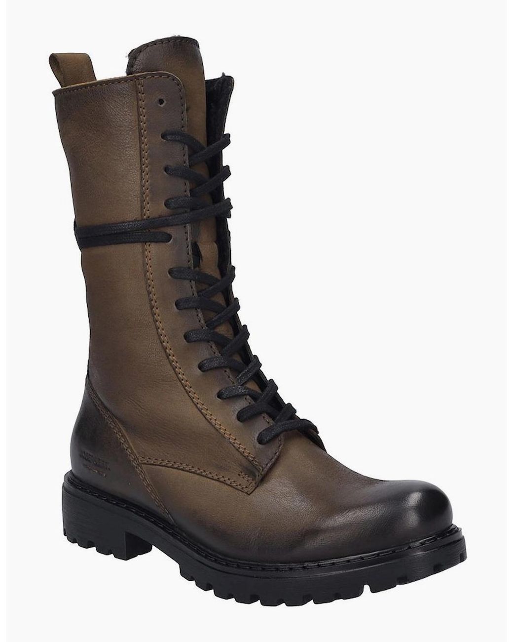 Josef Seibel Black Melinda 29 Combat Calf Boots