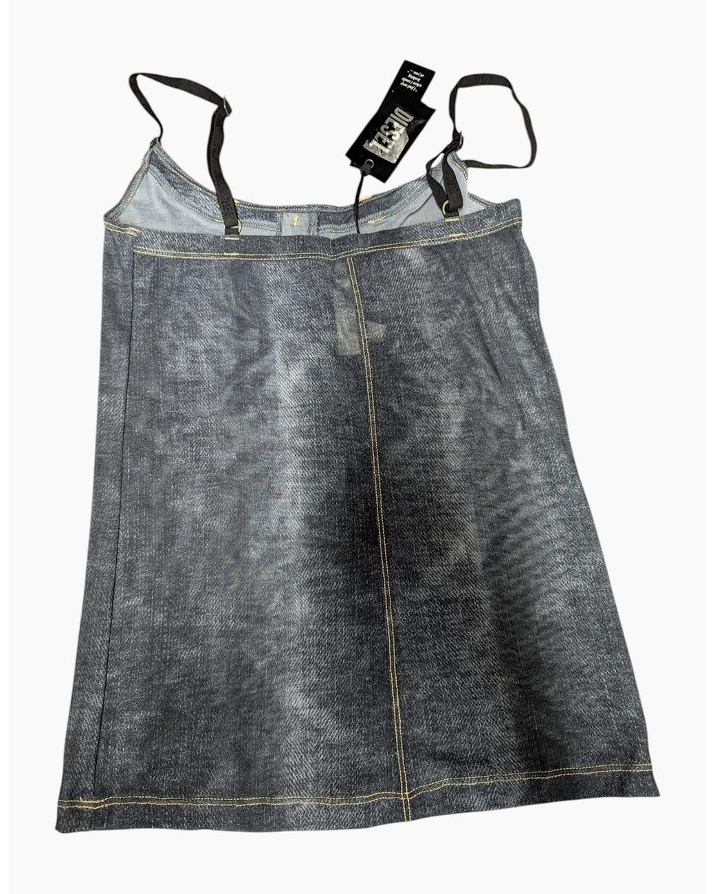 DIESEL Black Tops Nightwear Tank