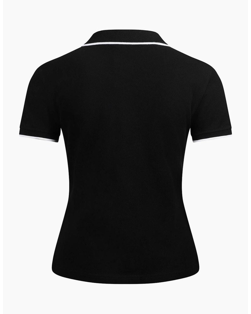 DIESEL Black T Tendy Microdiv Short Sleeve Polo Shirt for men