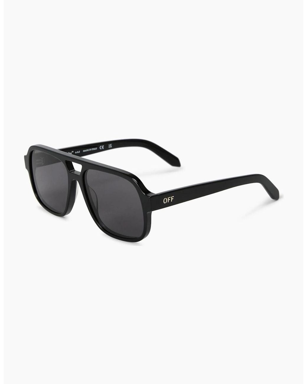 Off-White c/o Virgil Abloh Black Off Forks Sunglasses for men