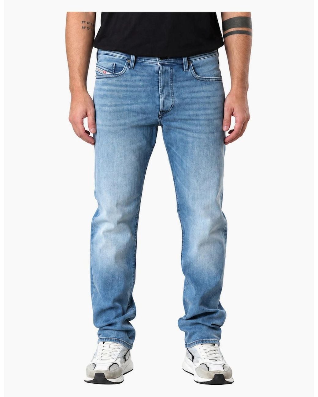 DIESEL Blue Buster-X Light Denim Jeans for men