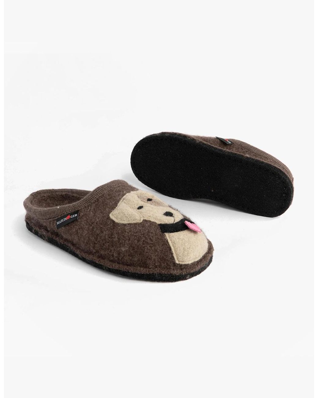 Haflinger Black Rudi Slippers