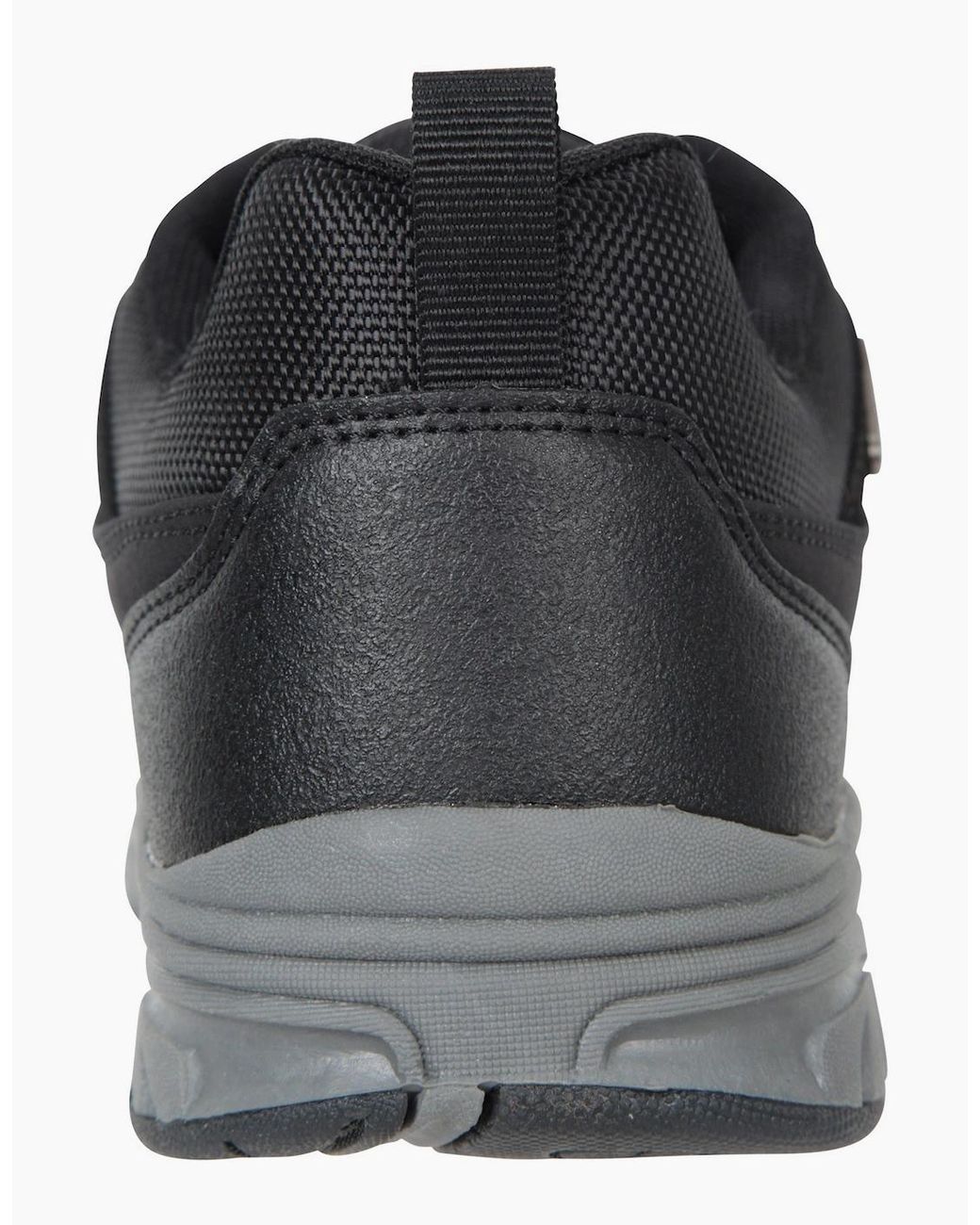 Mountain Warehouse Black Ramble Softshell Waterproof Trainers for men