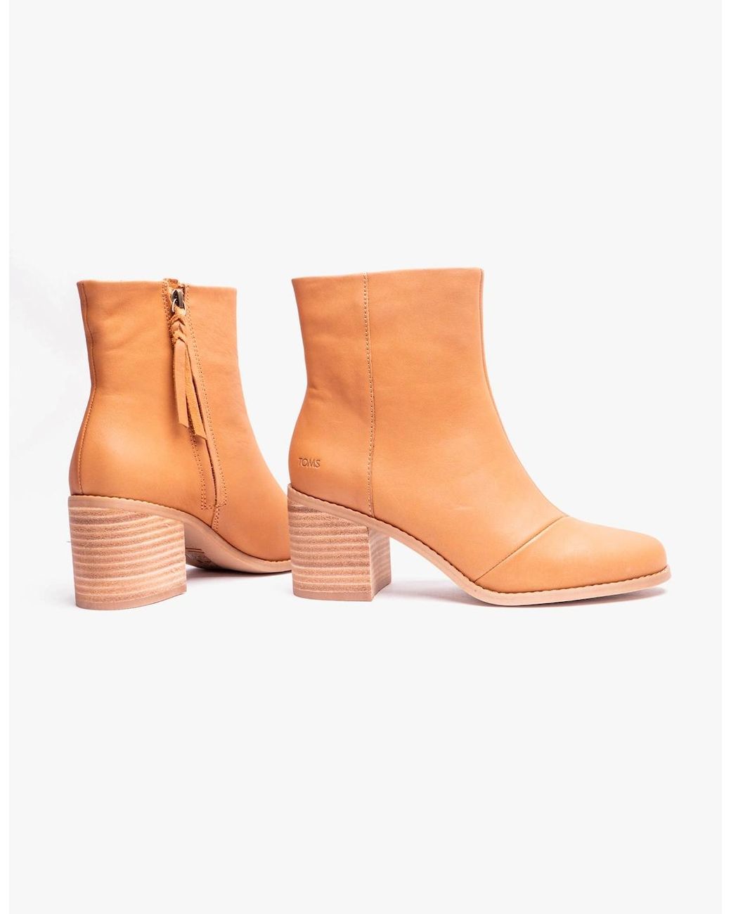 TOMS Brown Evelyn Boots Tan