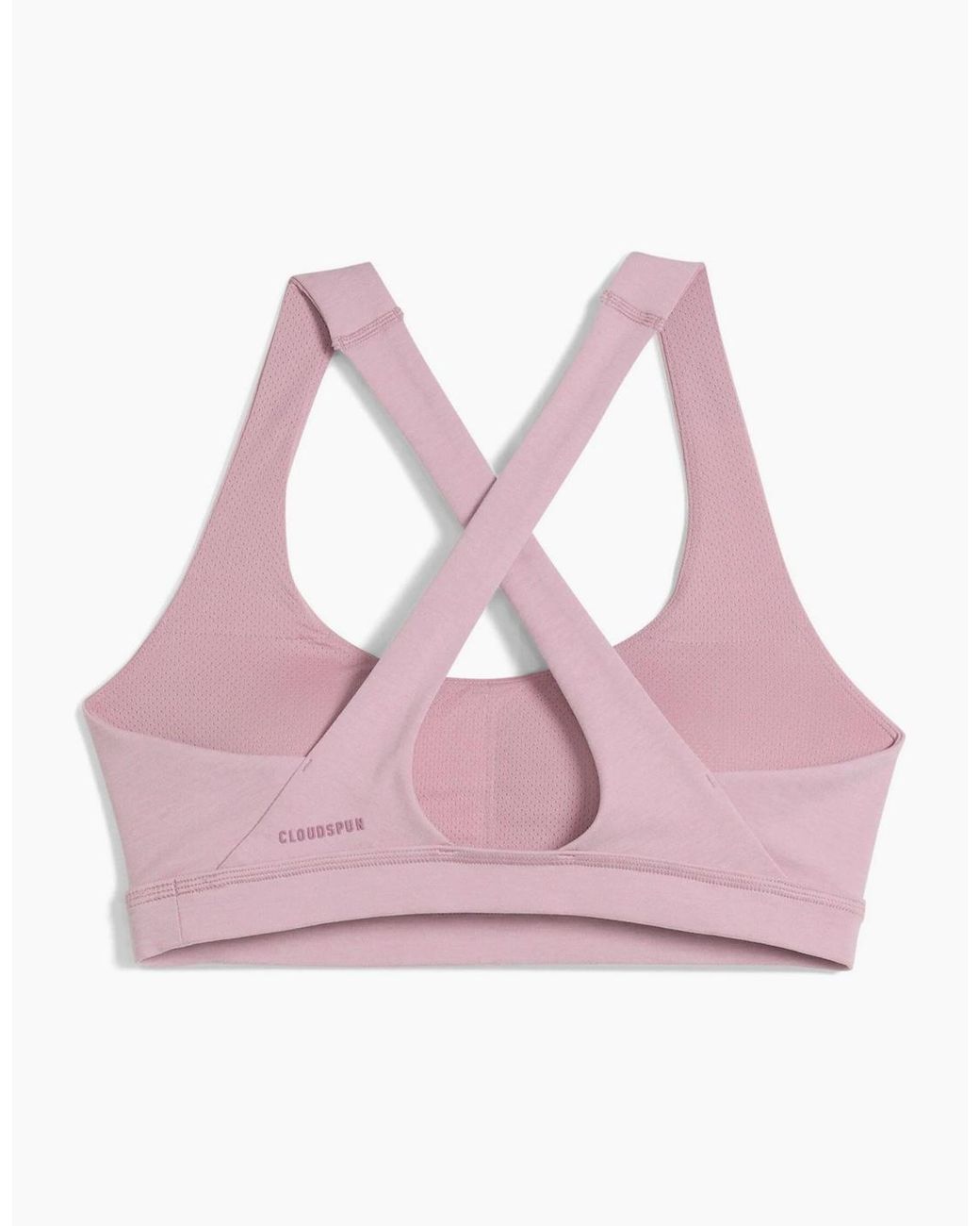PUMA Pink Cloudspun Mid Non Wired Medium Impact Sports Bra