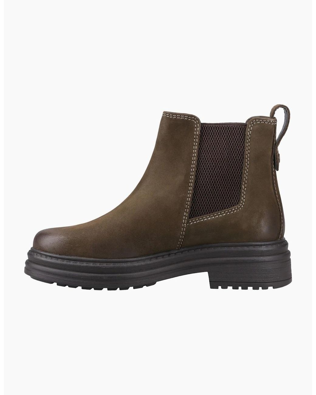 Cotswold Brown Aldworth Leather Heeled Ankle Boots