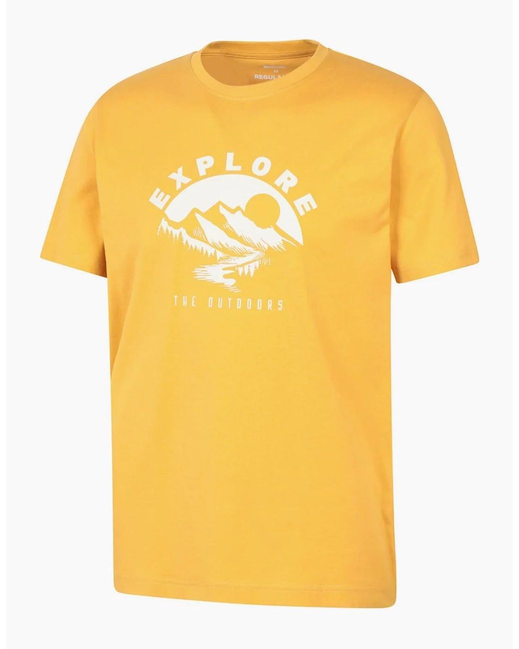 Mountain Warehouse Yellow Explorer T-Shirt for men