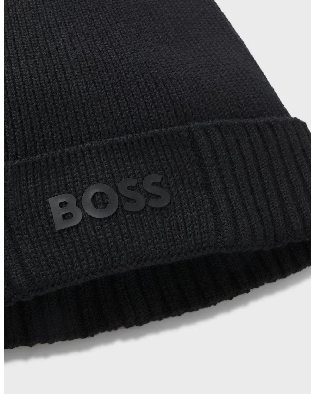 Boss Black Boss Asic Logo Beanie Hat