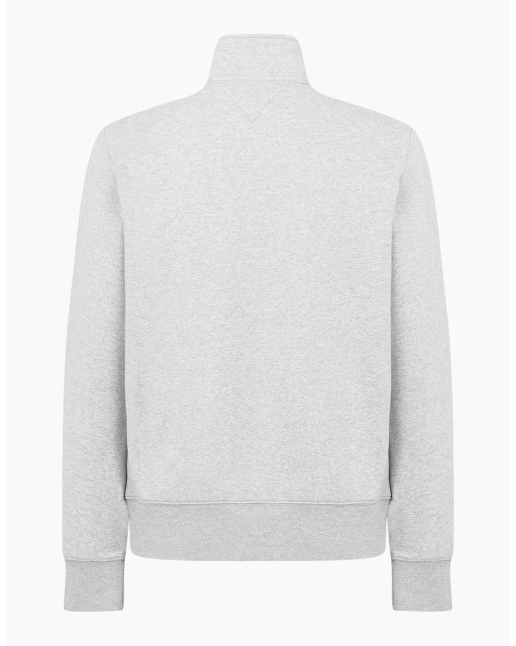 Tommy Hilfiger Gray Sweatshirts Half-Zip Sweats for men