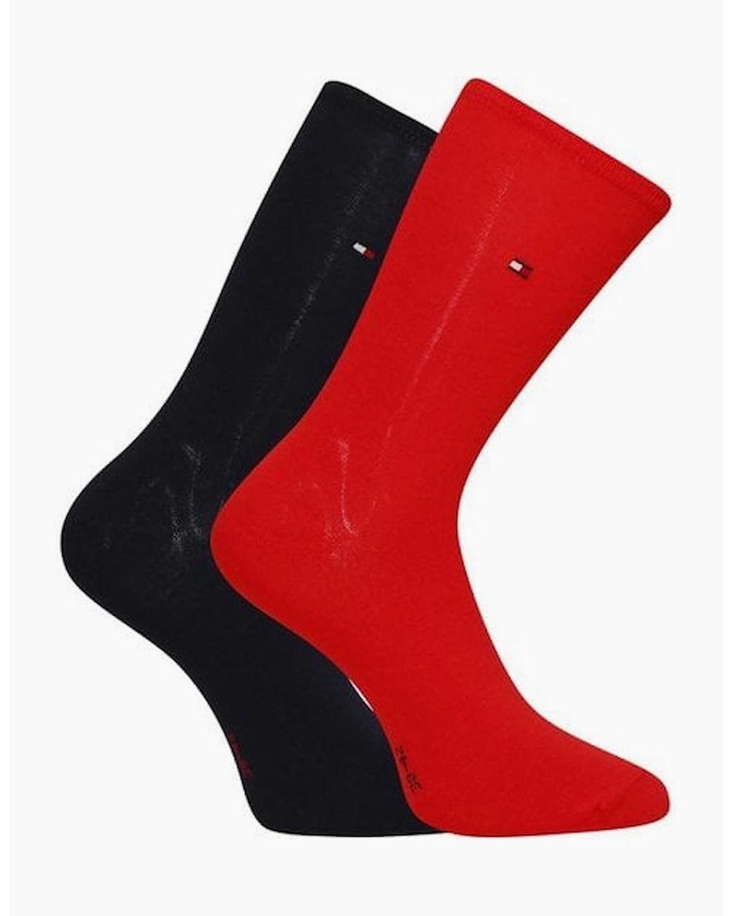 Tommy Hilfiger Blue 2-Pack Classic Embroidered Logo Socks